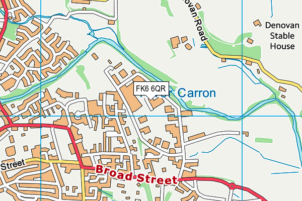FK6 6QR map - OS VectorMap District (Ordnance Survey) FK6 6QR map - OS VectorMap District (Ordnance Survey)
