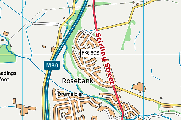 FK6 6QS map - OS VectorMap District (Ordnance Survey) FK6 6QS map - OS VectorMap District (Ordnance Survey)