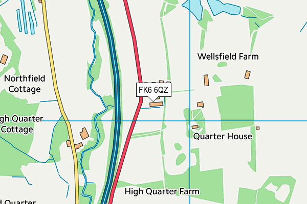 FK6 6QZ map - OS VectorMap District (Ordnance Survey) FK6 6QZ map - OS VectorMap District (Ordnance Survey)