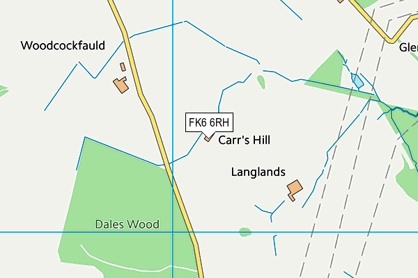 FK6 6RH map - OS VectorMap District (Ordnance Survey) FK6 6RH map - OS VectorMap District (Ordnance Survey)
