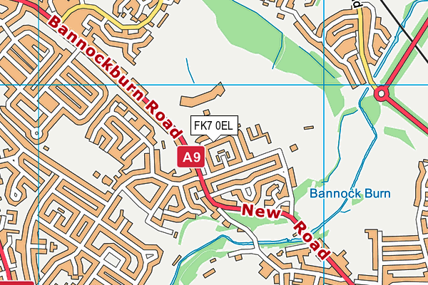 FK7 0EL map - OS VectorMap District (Ordnance Survey) FK7 0EL map - OS VectorMap District (Ordnance Survey)