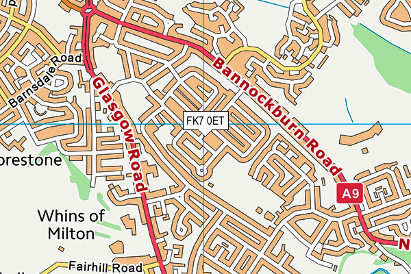FK7 0ET map - OS VectorMap District (Ordnance Survey) FK7 0ET map - OS VectorMap District (Ordnance Survey)