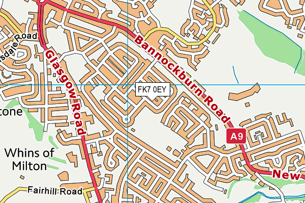 FK7 0EY map - OS VectorMap District (Ordnance Survey) FK7 0EY map - OS VectorMap District (Ordnance Survey)