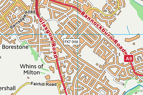 FK7 0HA map - OS VectorMap District (Ordnance Survey) FK7 0HA map - OS VectorMap District (Ordnance Survey)
