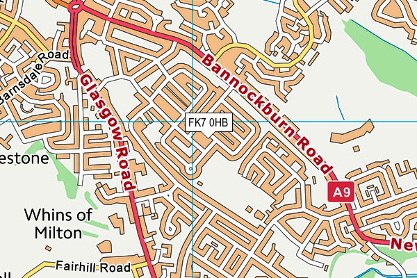 FK7 0HB map - OS VectorMap District (Ordnance Survey) FK7 0HB map - OS VectorMap District (Ordnance Survey)