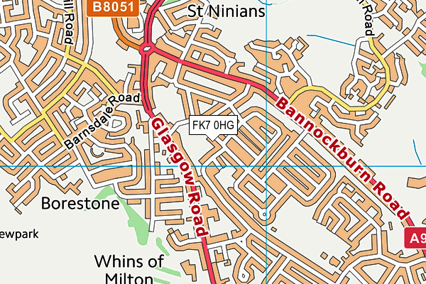 FK7 0HG map - OS VectorMap District (Ordnance Survey) FK7 0HG map - OS VectorMap District (Ordnance Survey)