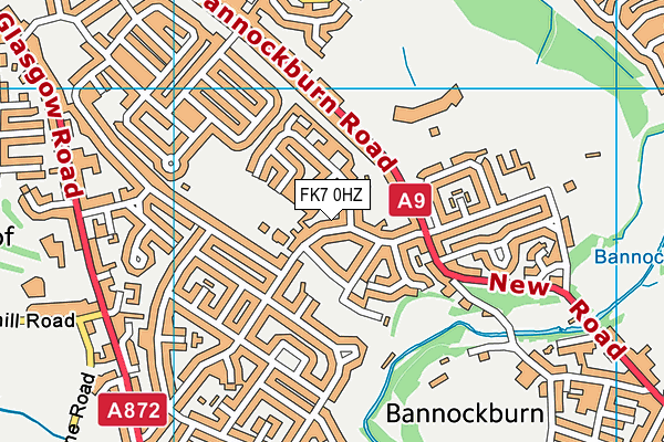 FK7 0HZ map - OS VectorMap District (Ordnance Survey) FK7 0HZ map - OS VectorMap District (Ordnance Survey)