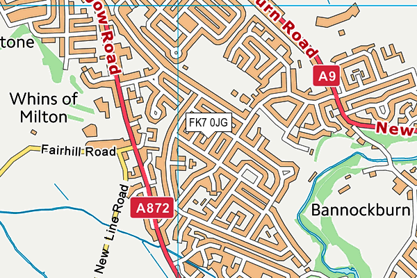 FK7 0JG map - OS VectorMap District (Ordnance Survey) FK7 0JG map - OS VectorMap District (Ordnance Survey)