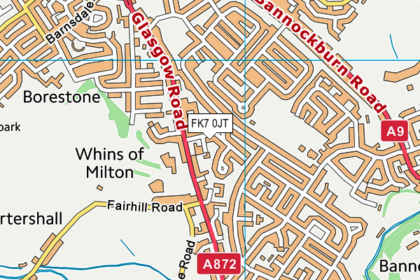 FK7 0JT map - OS VectorMap District (Ordnance Survey) FK7 0JT map - OS VectorMap District (Ordnance Survey)