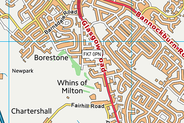 FK7 0PN map - OS VectorMap District (Ordnance Survey) FK7 0PN map - OS VectorMap District (Ordnance Survey)