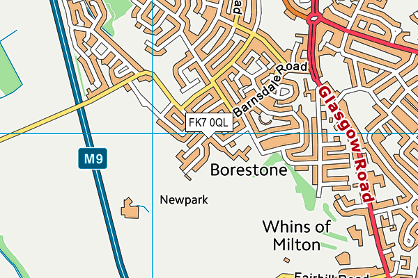 FK7 0QL map - OS VectorMap District (Ordnance Survey) FK7 0QL map - OS VectorMap District (Ordnance Survey)