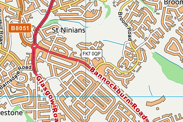 FK7 0QP map - OS VectorMap District (Ordnance Survey) FK7 0QP map - OS VectorMap District (Ordnance Survey)