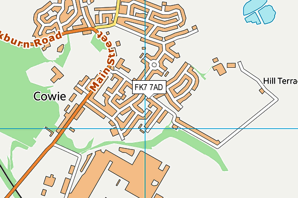 FK7 7AD map - OS VectorMap District (Ordnance Survey) FK7 7AD map - OS VectorMap District (Ordnance Survey)