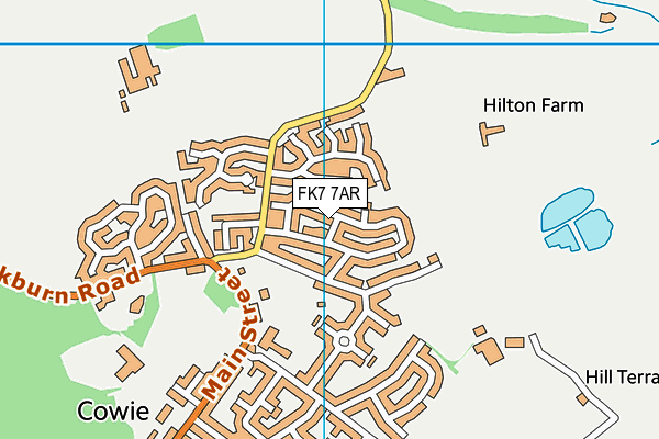FK7 7AR map - OS VectorMap District (Ordnance Survey) FK7 7AR map - OS VectorMap District (Ordnance Survey)