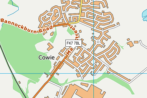 FK7 7BL map - OS VectorMap District (Ordnance Survey) FK7 7BL map - OS VectorMap District (Ordnance Survey)