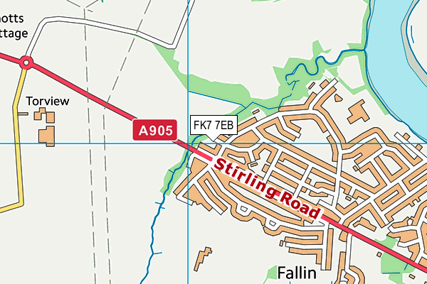 FK7 7EB map - OS VectorMap District (Ordnance Survey) FK7 7EB map - OS VectorMap District (Ordnance Survey)