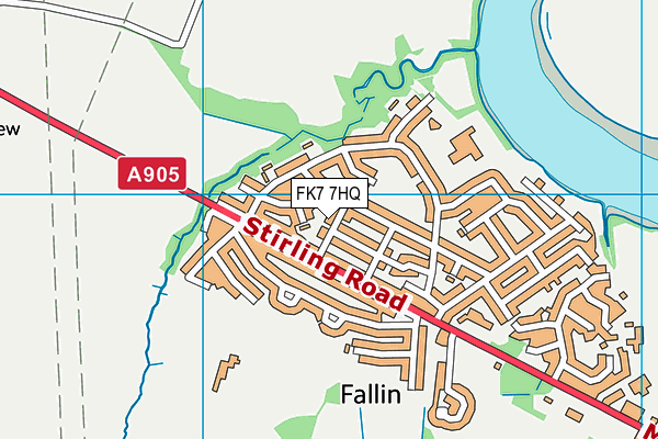 FK7 7HQ map - OS VectorMap District (Ordnance Survey) FK7 7HQ map - OS VectorMap District (Ordnance Survey)