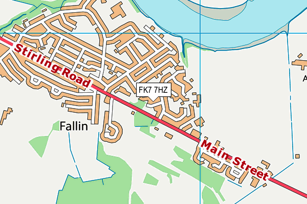 FK7 7HZ map - OS VectorMap District (Ordnance Survey) FK7 7HZ map - OS VectorMap District (Ordnance Survey)