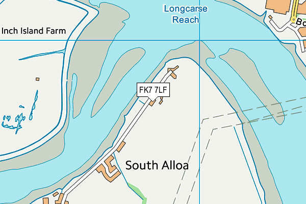 FK7 7LF map - OS VectorMap District (Ordnance Survey)