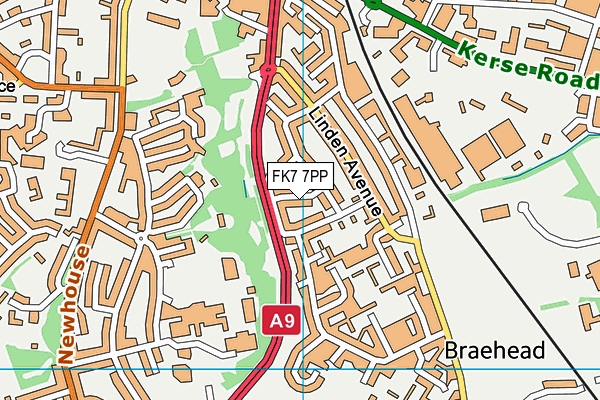 FK7 7PP map - OS VectorMap District (Ordnance Survey) FK7 7PP map - OS VectorMap District (Ordnance Survey)