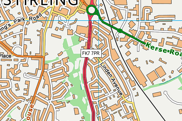 FK7 7PR map - OS VectorMap District (Ordnance Survey) FK7 7PR map - OS VectorMap District (Ordnance Survey)