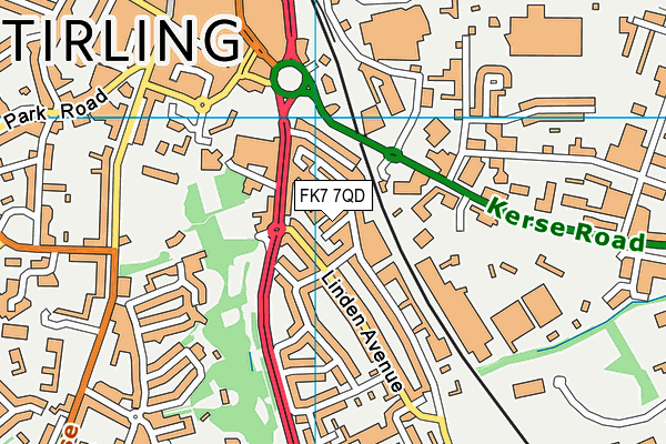 FK7 7QD map - OS VectorMap District (Ordnance Survey) FK7 7QD map - OS VectorMap District (Ordnance Survey)