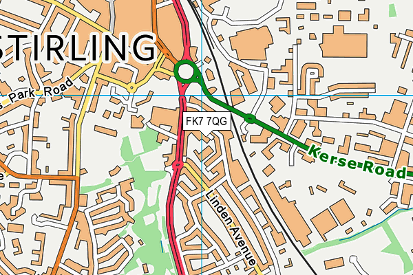FK7 7QG map - OS VectorMap District (Ordnance Survey) FK7 7QG map - OS VectorMap District (Ordnance Survey)