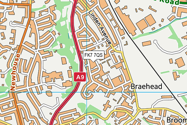 FK7 7QS map - OS VectorMap District (Ordnance Survey) FK7 7QS map - OS VectorMap District (Ordnance Survey)