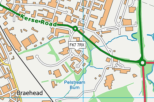 FK7 7RX map - OS VectorMap District (Ordnance Survey) FK7 7RX map - OS VectorMap District (Ordnance Survey)