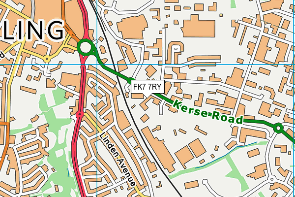 FK7 7RY map - OS VectorMap District (Ordnance Survey) FK7 7RY map - OS VectorMap District (Ordnance Survey)