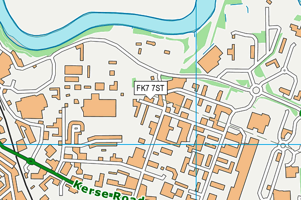 FK7 7ST map - OS VectorMap District (Ordnance Survey) FK7 7ST map - OS VectorMap District (Ordnance Survey)