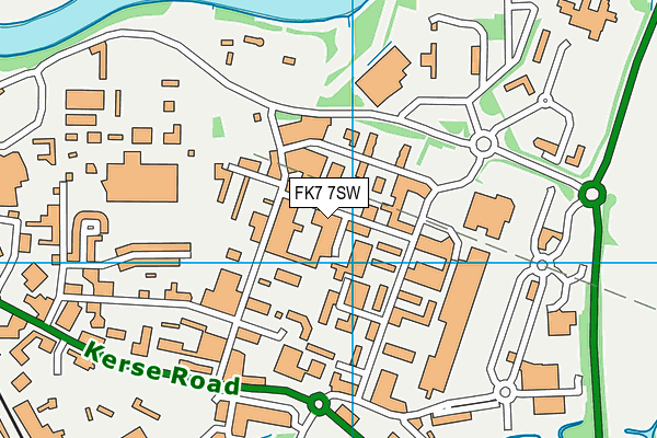 FK7 7SW map - OS VectorMap District (Ordnance Survey) FK7 7SW map - OS VectorMap District (Ordnance Survey)