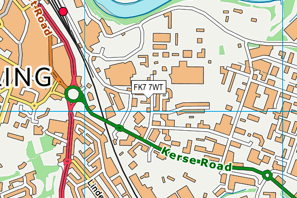 FK7 7WT map - OS VectorMap District (Ordnance Survey) FK7 7WT map - OS VectorMap District (Ordnance Survey)