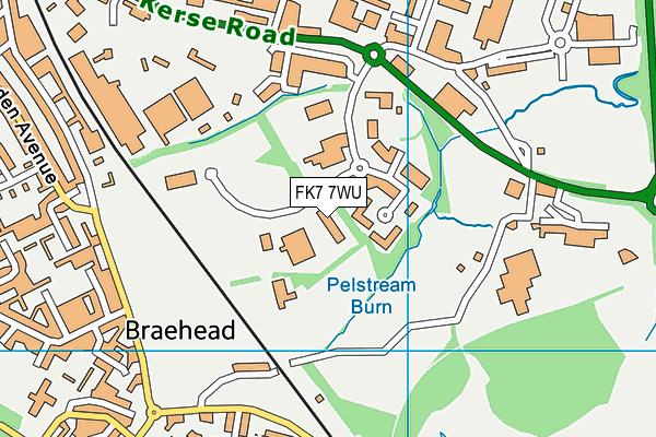 FK7 7WU map - OS VectorMap District (Ordnance Survey) FK7 7WU map - OS VectorMap District (Ordnance Survey)