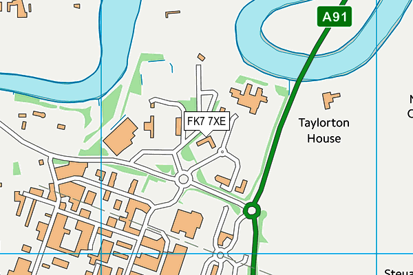 FK7 7XE map - OS VectorMap District (Ordnance Survey) FK7 7XE map - OS VectorMap District (Ordnance Survey)