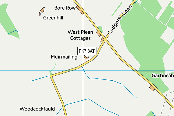 FK7 8AT map - OS VectorMap District (Ordnance Survey) FK7 8AT map - OS VectorMap District (Ordnance Survey)