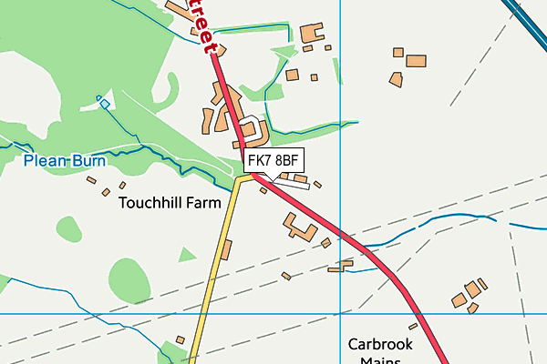 FK7 8BF map - OS VectorMap District (Ordnance Survey) FK7 8BF map - OS VectorMap District (Ordnance Survey)
