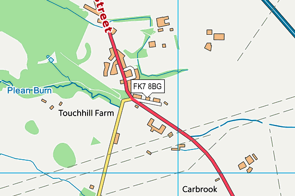 FK7 8BG map - OS VectorMap District (Ordnance Survey) FK7 8BG map - OS VectorMap District (Ordnance Survey)