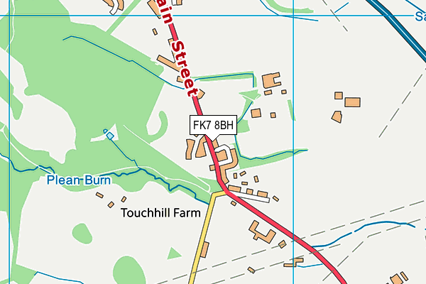 FK7 8BH map - OS VectorMap District (Ordnance Survey) FK7 8BH map - OS VectorMap District (Ordnance Survey)