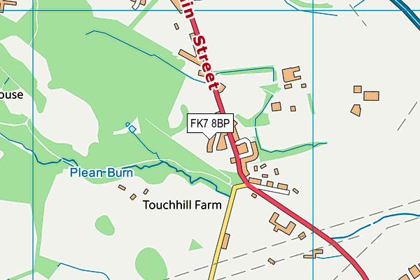 FK7 8BP map - OS VectorMap District (Ordnance Survey) FK7 8BP map - OS VectorMap District (Ordnance Survey)