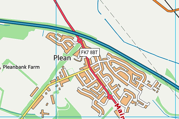 FK7 8BT map - OS VectorMap District (Ordnance Survey) FK7 8BT map - OS VectorMap District (Ordnance Survey)