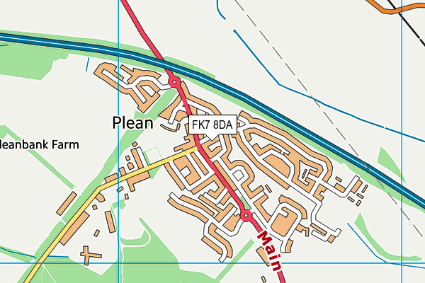 FK7 8DA map - OS VectorMap District (Ordnance Survey) FK7 8DA map - OS VectorMap District (Ordnance Survey)