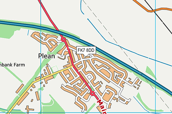 FK7 8DD map - OS VectorMap District (Ordnance Survey) FK7 8DD map - OS VectorMap District (Ordnance Survey)