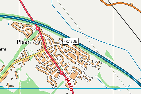 FK7 8DE map - OS VectorMap District (Ordnance Survey) FK7 8DE map - OS VectorMap District (Ordnance Survey)