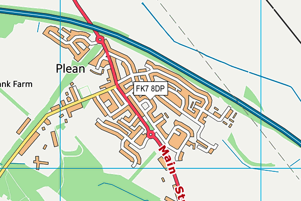 FK7 8DP map - OS VectorMap District (Ordnance Survey) FK7 8DP map - OS VectorMap District (Ordnance Survey)