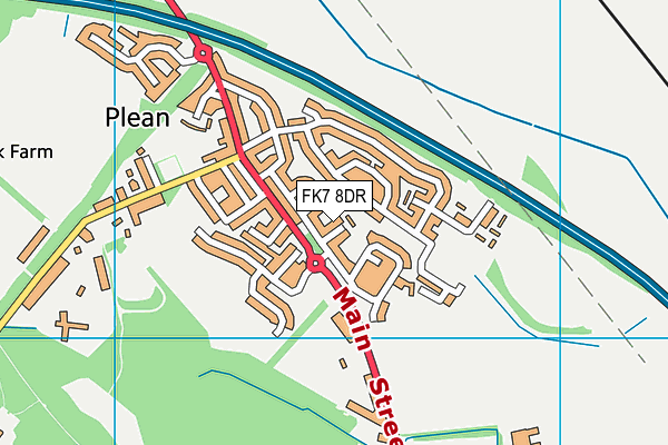 FK7 8DR map - OS VectorMap District (Ordnance Survey) FK7 8DR map - OS VectorMap District (Ordnance Survey)