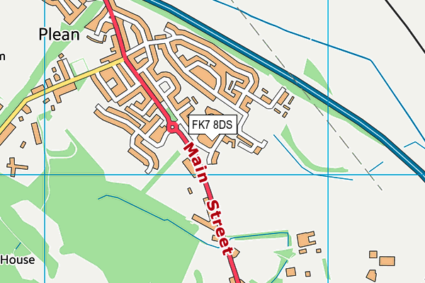 FK7 8DS map - OS VectorMap District (Ordnance Survey) FK7 8DS map - OS VectorMap District (Ordnance Survey)