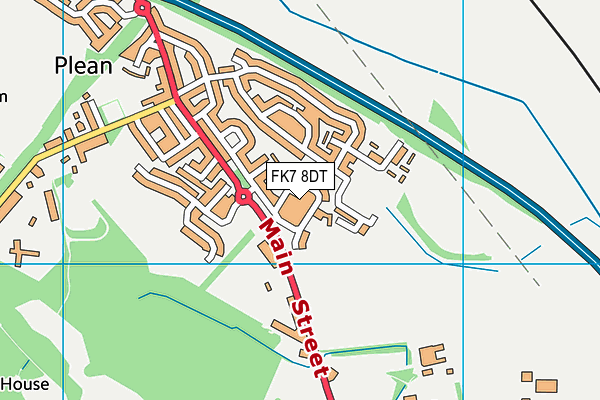 FK7 8DT map - OS VectorMap District (Ordnance Survey) FK7 8DT map - OS VectorMap District (Ordnance Survey)