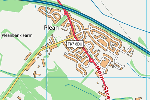 FK7 8DU map - OS VectorMap District (Ordnance Survey) FK7 8DU map - OS VectorMap District (Ordnance Survey)