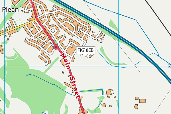 FK7 8EB map - OS VectorMap District (Ordnance Survey) FK7 8EB map - OS VectorMap District (Ordnance Survey)